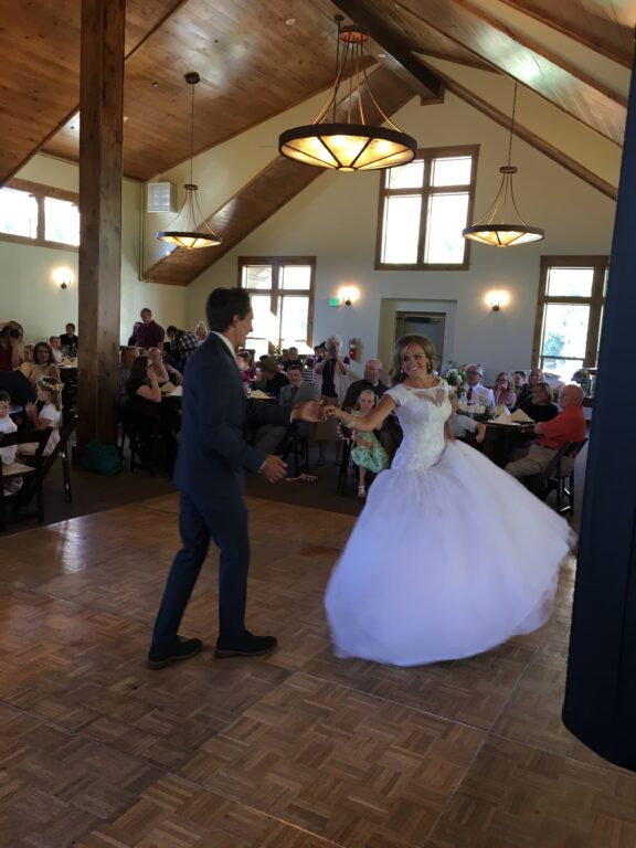 last dance during wedding ceremony