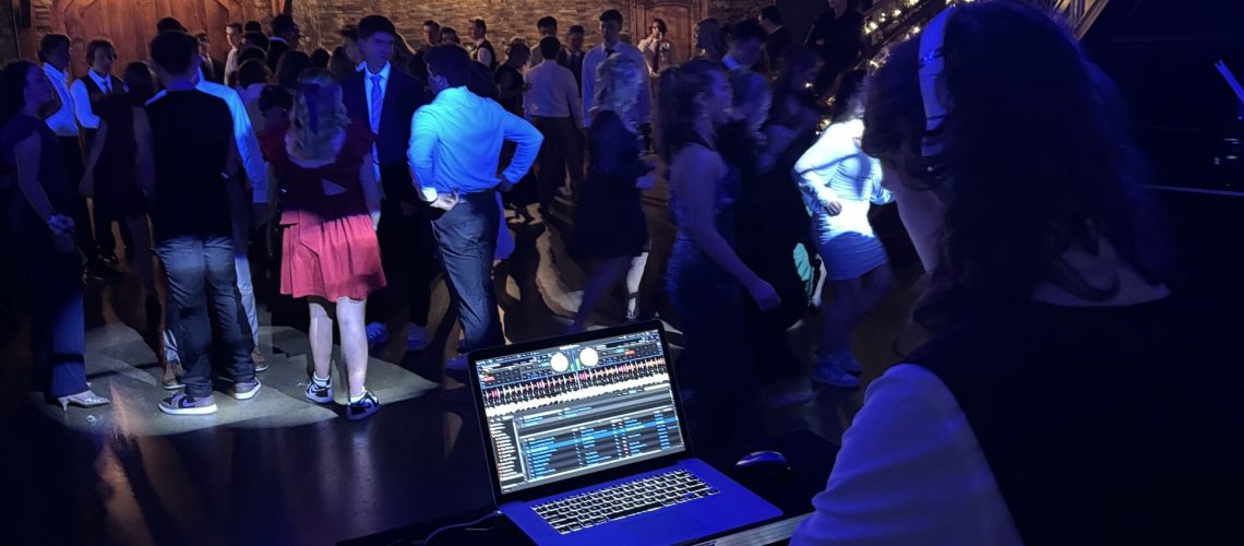 Playing requested music at a party with A&B Productions