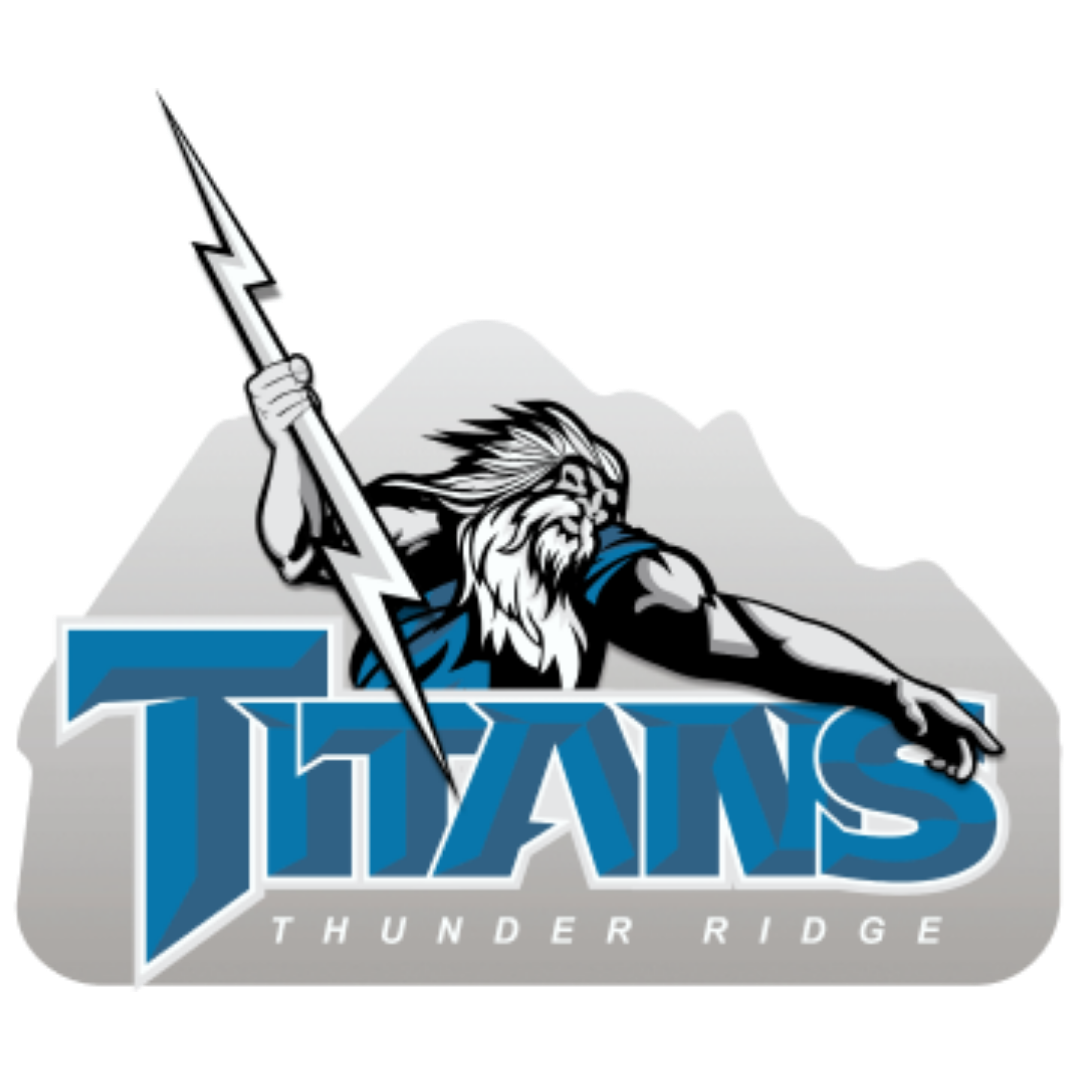 Thunder Ridge High School Titans logo